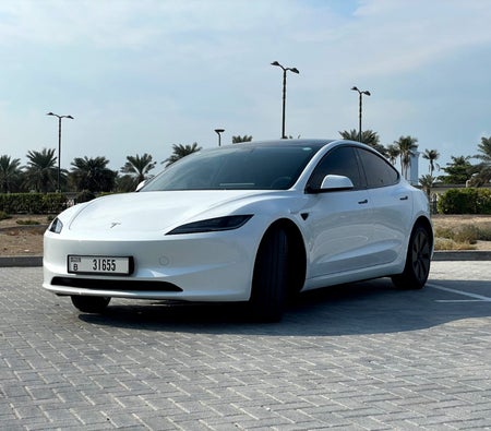 Alquilar Tesla Modelo 3 Estándar Plus 2024 en Dubai
