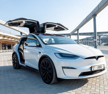 Location Tesla Modèle X Plaid 2023 dans Abu Dhabi