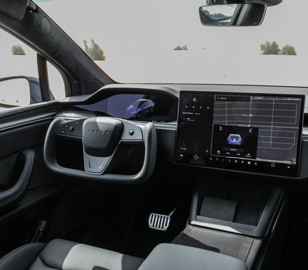 Affitto Tesla Plaid modello X 2023 in Dubai