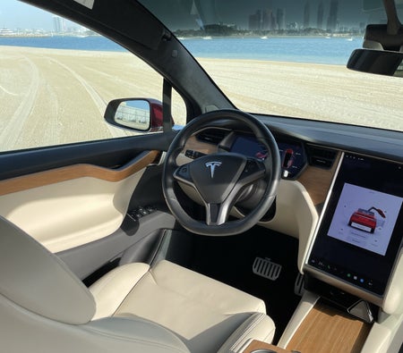 Miete Tesla Modell X 2020 in Dubai