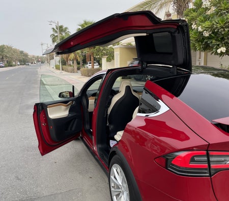 Huur Tesla Model X 2020 in Dubai