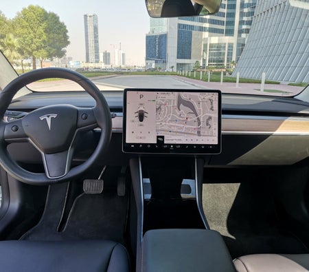 Аренда Тесла Модель 3 дальнего радиуса действия 2020 в Дубай