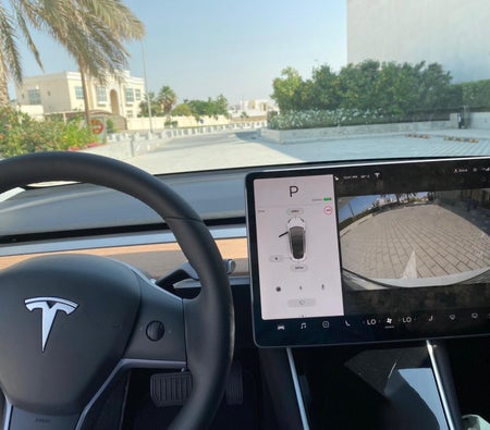 Rent Tesla Model 3 Long Range 2020 in Dubai