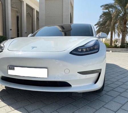 Tesla Model 3 Long Range Price in Dubai - Electric Hire Dubai - Tesla Rentals