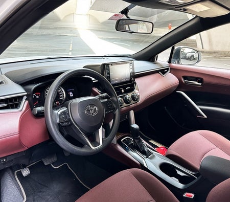 Rent Toyota Corolla Cross 2023 in Abu Dhabi