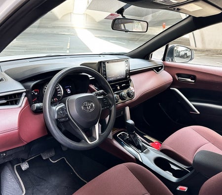 Rent Toyota Corolla Cross 2023 in Sharjah