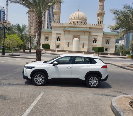 Rent Toyota Corolla Cross 2024 in Sharjah