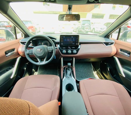 Rent Toyota Corolla Cross 2024 in Dubai