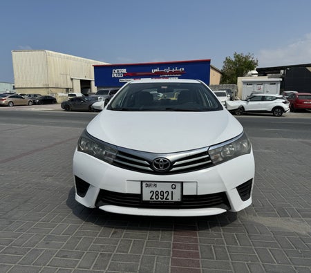 Rent Toyota Corolla 2015 in Dubai