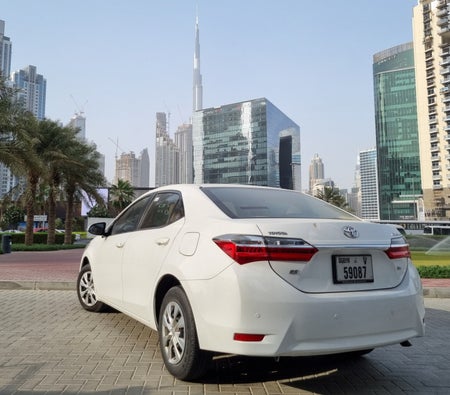 Rent Toyota Corolla 2019 in Dubai