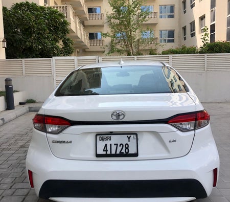 Rent Toyota Corolla 2020 in Dubai