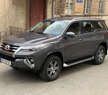 Rent Toyota Fortuner 2019 in Tbilisi