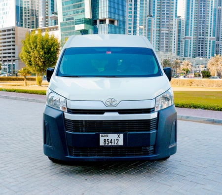 Rent Toyota Hiace 11 Pax  2023 in Dubai