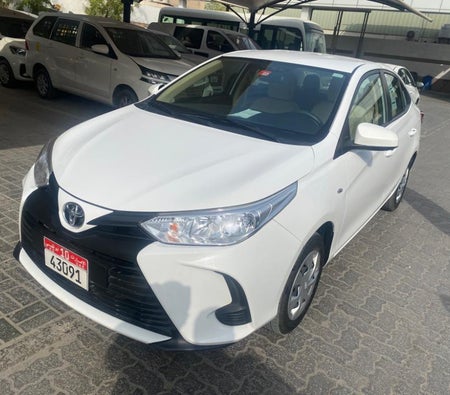 Rent Toyota Yaris 2022 in Dubai