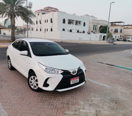 Rent Toyota Yaris 2021 in Abu Dhabi