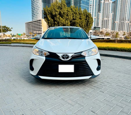 Rent Toyota Yaris 2023 in Abu Dhabi
