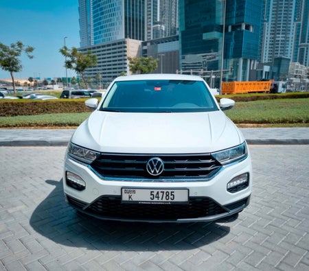 Rent Volkswagen T-Roc 2021 in Dubai