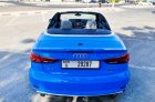 Blue Audi A3 Convertible 2020 for rent in Dubai 6
