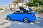 Azul Audi A3 convertible 2020 for rent in Dubai 8