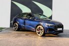 Blue Audi RS Q8  2022 for rent in Ajman 4