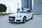 White Audi A4 2019 for rent in Dubai 1
