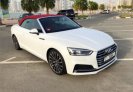 White Audi A5 Convertible 2019 for rent in Dubai 5