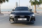 Negro Audi A6 2020 for rent in Dubai 4