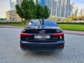 Negro Audi A6 2021 for rent in Dubai 8