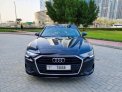 Black Audi A6 2021 for rent in Abu Dhabi 2