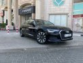Black Audi A6 2022 for rent in Dubai 2