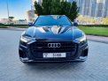 Black Audi Q8 2021 for rent in Dubai 2