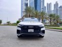 White Audi Q8 2021 for rent in Dubai 2