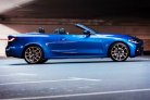 Blue BMW 430i Convertible M-Kit 2022 for rent in Abu Dhabi 4