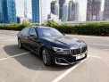 Black BMW 730Li 2020 for rent in Dubai 1