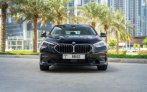 Black BMW 218i 2021 for rent in Dubai 14