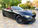 Black BMW 430i Convertible M-Kit 2018 for rent in Dubai 1