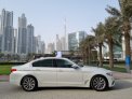 White BMW 520i 2020 for rent in Abu Dhabi 3