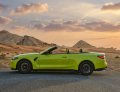Light Green BMW M4 Competition Convertible 2022 for rent in Dubai 3