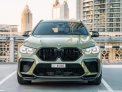 Green BMW X6 M Competition 2021 for rent in Dubai 3