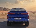 Blue BMW X6 M Competition 2022 for rent in Abu Dhabi 7