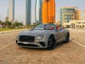 Gray Bentley Continental GT Convertible 2022 for rent in Dubai 1