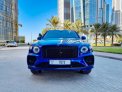Blue Bentley Bentayga 2021 for rent in Dubai 3