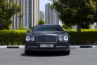 Dark Gray Bentley Flying Spur  2018 for rent in Dubai 2
