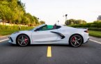 White Chevrolet Corvette C8 Stingray Coupe 2022 for rent in Dubai 3
