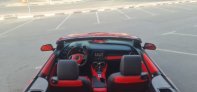 rood Chevrolet Camaro ZL1 Cabrio V8 2019 for rent in Dubai 11