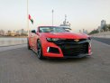 Red Chevrolet Camaro SS Convertible V8 2019 for rent in Dubai 4