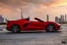 Red Chevrolet Corvette C8 Stingray Convertible 2022 for rent in Dubai 2
