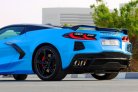 Blue Chevrolet Corvette C8 Stingray Convertible 2022 for rent in Dubai 13