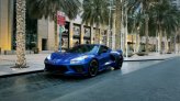 Blue Chevrolet Corvette Grand Sport C8 2021 for rent in Ras Al Khaimah 7