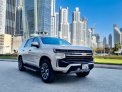 Beige Chevrolet Tahoe LT 2021 for rent in Sharjah 10